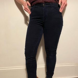 Massimo dutti navy cords size 4